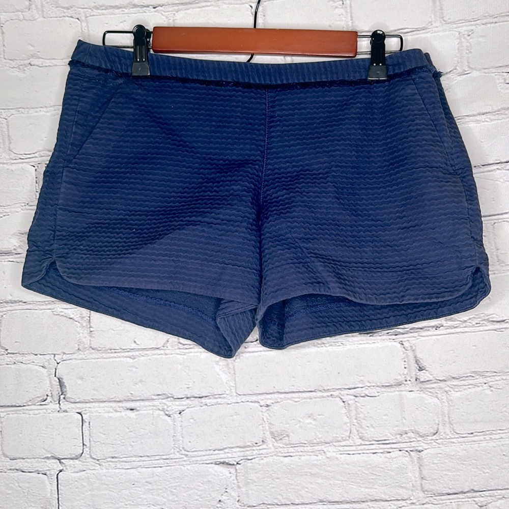 Lilly Pulitzer Navy Blue Waffle Shorts Size 8 Excellent Condition